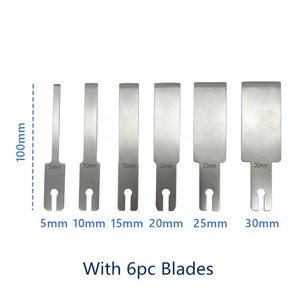Osteótomos modulares completos con 6 cuchillas, cuchillo de hueso de hoja delgada desmontable, instrumentos ortopédicos veterinarios de Surgiright - Product Image 4