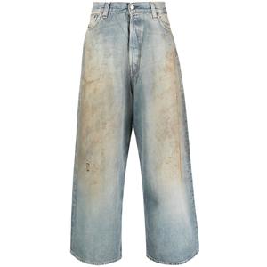 Pantalon baggy à poches cargo de qualité supérieure OEM pantalon délavé à l'acide jean vintage pour homme - Product Image 1