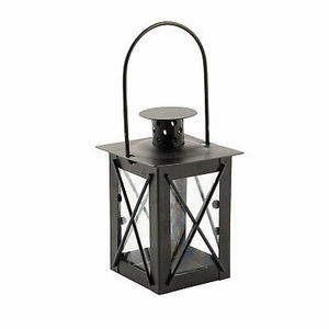 Nouvelle mini lanterne de conception artisanale de forme carrée noire d'une seule pièce avec une très grande qualité et des matériaux à des tarifs très bas - Product Image 1