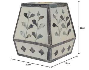 Premium Quality Handmade <b>Mother</b> Pearl <b>Candle</b> Holder Unique Concrete Jar for Home Decorative Christmas Occasion Wholesale Price - Product Image 3