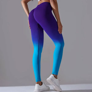 Latest 2025 Women Workout <b>Leggings</b> Custom Logo Seamless Yoga Pants Quick Dry Sportswear Factory Supply with <b>cheap</b> price for sale - Product Image 6