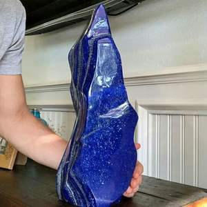 หินลาพิสลาซูลีคุณภาพสูงจากโปแลนด์ สำหรับตกแต่งหรือใช้ในพิธีกรรมทางศาสนา - Product Image 4