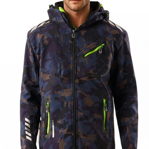 Nueva cremallera tendencia Softshell prendas de vestir transpirable chaqueta a prueba de viento para hombres al por mayor cómodo hombres aventura desgaste hombres chaqueta - Product Image 1