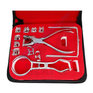 El último kit de abrazaderas de presa de goma Dental de acero, fuente de alimentación Manual, instrumentos de cirugía Dental - Product Image 5