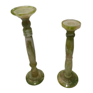 Style Solid Resin <b>Candle</b> Holder <b>Set</b> Fashion Stand Resin Design Natural and Polished Best <b>Gift</b> Home and Hotel <b>set</b> of 2 pieces - Product Image 1