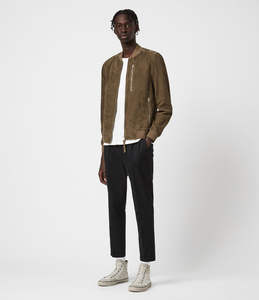 เสื้อแจ็กเก็ตบอมเบอร์เบสบอลของผู้ชายเสื้อโค้ทลำลองทันสมัยมีซิปแบบตั้งสำหรับฤดูใบไม้ผลิฤดูใบไม้ร่วงฤดูหนาว2025โลโก้ออกแบบได้ตามต้องการ - Product Image 5