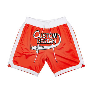 Pantalones cortos de baloncesto de verano personalizados para hombre, conjuntos transpirables de talla grande, protección UV antibacteriana, LICRA/malla de algodón de secado rápido - Product Image 3