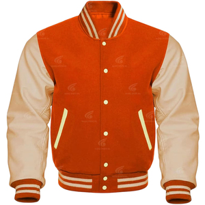 Professional Manufacturer's Street Style Fashion Wear Customized Letterman Jacket Front Customizable Waterproof Windproof - Product Image 1