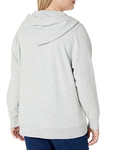 Sudadera con Capucha para Hombre, Corte Regular, Color Gris, Estilo Desgastado, Ecológica, de Poliéster/Algodón, Manga Larga, Transpirable, con Cierre - Product Image 2