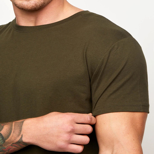 T-shirt imprimé en mousse de haute qualité en gros personnalisé: T-shirt surdimensionné unisexe à col rond 100% coton, T-shirt imprimé bouffant pour hommes - Product Image 5