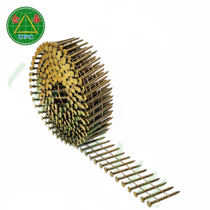 Clous en spirale 1-1/4 pouce avec tige lisse, tête à carreaux longue durée, conçus pour les cloueuses, toutes tailles pour la fabrication de palettes - Product Image 4