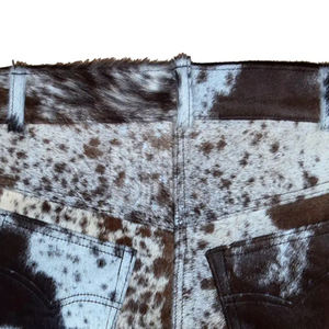 Pantalones Cortos de Cuero Genuino de Pelo de Vaca para Hombre y Mujer, Ropa Casual de Verano, Servicio OEM, Transpirable y Ecológico - Product Image 5