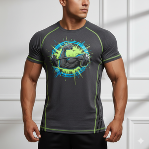 เสื้อยืดผ้าฝ้ายคอกลมสำหรับผู้ชายสวมใส่สบายเนื้อผ้าระบายอากาศได้ดีวัสดุนุ่มมีสไตล์สวมใส่ได้ทุกวันสำหรับใช้งานกลางแจ้ง - Product Image 6