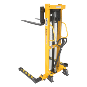 Apilador manual de alta eficiencia con capacidad de 2000 lb y patas/tenazas ajustables en la categoría de apiladores y elevadores de palets nuevos - Product Image 4