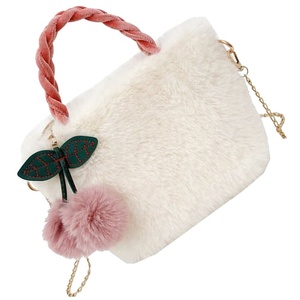 Fluffy Soft Plush Lady Hand Bags Autumn and Winter Fashion Large Faux <b>Fur</b> Women's Tote Bag - Product Image 5