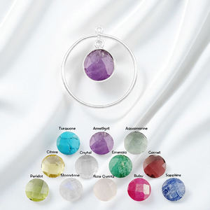 Venta al por mayor de collar de plata de ley 925, colgante de piedras preciosas con bisel turquesa Natural, componentes de joyería a granel chapados en oro de 14K - Product Image 4