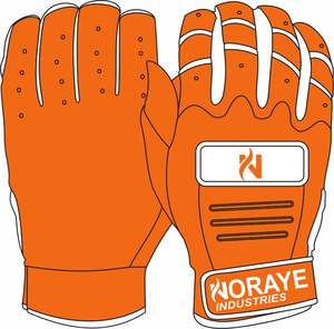 Gants de frappeur de baseball en cuir personnalisés haute performance, adhérence durable, écologiques, ajustement confortable et qualité professionnelle - Product Image 3