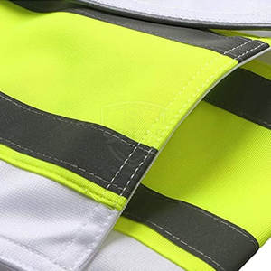 เสื้อกั๊กนิรภัยแบบสั่งทำพิเศษสำหรับงานก่อสร้าง สะท้อนแสง มองเห็นได้ชัดเจน - Product Image 5