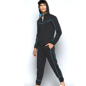 Ropa de hombre de dos colores de contraste ropa casual de la mejor calidad chándal de producto premium negro y amarillo para hombre - Product Image 3