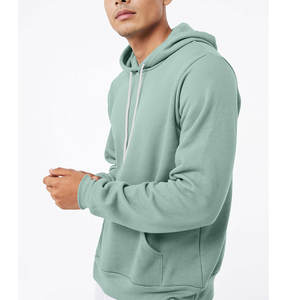 Bella Canvas Mens Sponge Fleece Hoodie 3XL Dusty Blue Bella Canvas 3719 Unisex Poly-Cotton Fleece Pullover Sudadera con capucha Sudaderas - Product Image 4