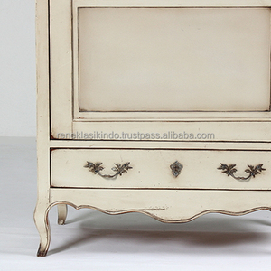 Armoire, modèle n° 7510, Fabriqué en acajou et rotin, idéal pour suspendre les vêtements, prix abordable - Product Image 5