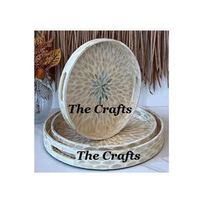 Round Shape Iron Serving <b>Tray</b> For Wedding Party Tableware Serving <b>Snacks</b> And Chocolates <b>Tray</b> In India - Product Image 3