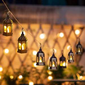 Exclusive <b>Moroccan</b> Ramadan <b>Lantern</b> for Eid Home Decoration Party Ambience Adding Rich Traditional Glow Durable Indoor Use - Product Image 1