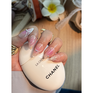 Faux ongles à presser Rose Mirage : Design élégant et féminin pour embellir vos ongles - Product Image 3