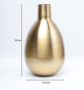 Vases à fleurs en métal doré fabriqués à la main Pièces décoratives au design unique pour la maison, le bureau, l'hôtel, la fête et la décoration intérieure - Product Image 4