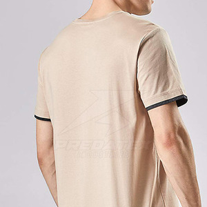 Cotton Polyester Breathable Casual Men T-Shirt and Shorts Set OEM Service Summer Wear - Product Image 5