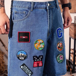 New Design Top Quality Material Made <b>Men</b> Denim <b>Shorts</b> Solid Plain Color Wholesale Price <b>Men</b> Denim <b>Shorts</b> <b>For</b> Sale - Product Image 3