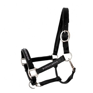 Superior Quality 100% Genuine Leather Western Saddle Halter Rhinestone/<b>Crystal</b> <b>Top</b> All Sizes Available-<b>Top</b> Indian Supplier - Product Image 1