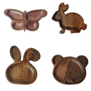 ถาดไม้มะม่วงทำมือรูปสัตว์คุณภาพสูงถาดเสิร์ฟขนมของขวัญคริสต์มาสที่ไม่เหมือนใครขนมผลไม้แห้ง - Product Image 2