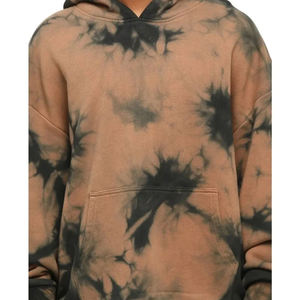 Sudadera con capucha de lavado ácido personalizada de alta calidad 100% algodón peso pesado hombro caído Sudadera con capucha de lavado ácido de alta calidad - Product Image 4