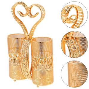 ที่จัดอุปกรณ์ครัวทองเหลืองทันสมัยขายดี พร้อมพื้นผิวเรียบเนียน น้ำหนักเบาแต่แข็งแรง ดีไซน์ไม่พับได้ ราคาส่งออก - Product Image 3