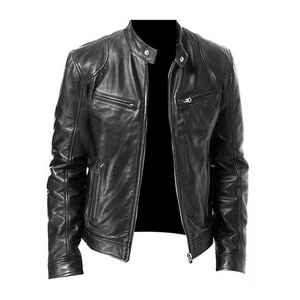 Chaqueta de moto de poliéster 100% para hombre con Forro cálido a prueba de viento Cierre de cremallera de moda Chaqueta de invierno estilo OEM ODM - Product Image 3