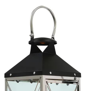Linterna colgante de acero inoxidable con acabado plateado La mayoría de las ventas Diseño árabe Mesa de acero pulido de lujo Linterna de piso - Product Image 4