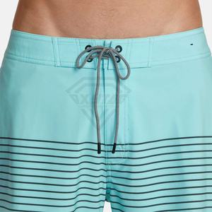 Pantalones cortos de baño de secado rápido Unisex de tela ecológica pantalones cortos de tabla impresión personalizada al por mayor pantalones cortos de tabla transpirables Pakistán - Product Image 4