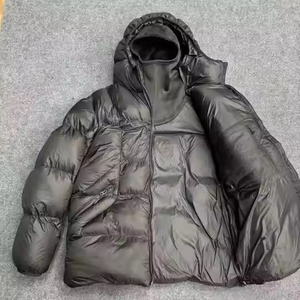 Unisex Custom Made Hooded Canvas Puffer <b>Jacket</b> <b>Lightweight</b> Waterproof Breathable Warm Quilted Winter Sportswear High Street - Product Image 2