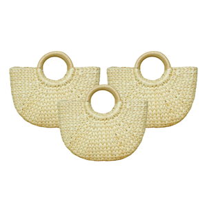 Produit chaud Panier en jacinthe d'eau fabriqué à la main Idéal pour les étagères de placards ou les entrées de haute qualité - Product Image 1