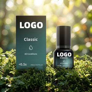 Pegamento Coreano Vegano para Extensiones de Pestañas, de Secado Rápido, Libre de Hidroquinona, Resistente al Agua y al Aceite, para Todas las Condiciones - Product Image 1