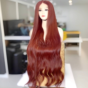 La mejor calidad 100% cabello humano vietnamita pelucas de color ondulado hermosas pelucas para mujeres negras - Product Image 1