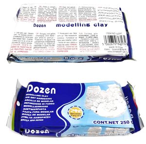 Lot <span class=keywords><strong>de</strong></span> 250g <span class=keywords><strong>de</strong></span> pâte à <span class=keywords><strong>modeler</strong></span> et d'argile pour la sculpture, l'artisanat et la poterie (vente en gros) - Product Image 5