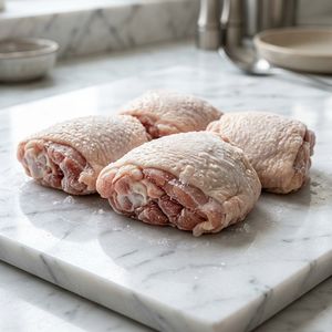 Cuisses de poulet congelées tendres avec peau - Certifiées Halal - Viande congelée en gros - Grade A - Product Image 1