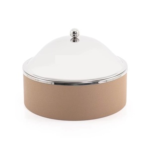 Luxury Insulated Double Wall Metal Casserole Vintage Design Serving Food <b>Warmer</b> for <b>Buffet</b> Hotel Wedding Catering Use - Product Image 5