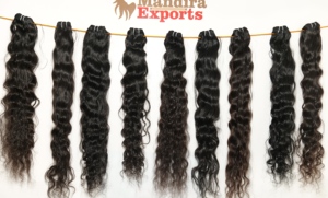 Vente en gros 100% cheveux vierges bruts non traités meilleure qualité faisceaux couleur noire ondulés extensions de cheveux humains indiens - Product Image 5