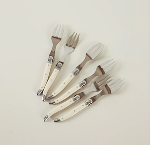 ชุดเครื่องใช้บนโต๊ะอาหารทำจากสเตนเลสพร้อมที่จับกระดูกของฮอร์นช้อนเหล็กแบบนำกลับมาใช้ใหม่ได้ - Product Image 4