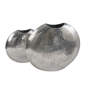 Jarrón de Flores de Aluminio con Acabado Dorado y Diseño Martillado, Decoración de Mesa, Maceta para Flores, Gran Venta - Product Image 6