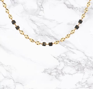 (Precio Solo Incluye el Costo del Trabajo) Collar de Cadena de Oro Amarillo de 18K-24K AU750 Montresor Infini Vintage de 48 cm para Mujer, Compromiso, Boda - Product Image 3