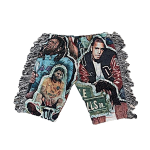 Custom Men'S 2 In 1 Mesh <b>Liner</b> Summer Beach <b>Shorts</b> Three-Quarter Quick Dry Printed Color Loose Thin <b>Swimming</b> <b>Shorts</b> - Product Image 1